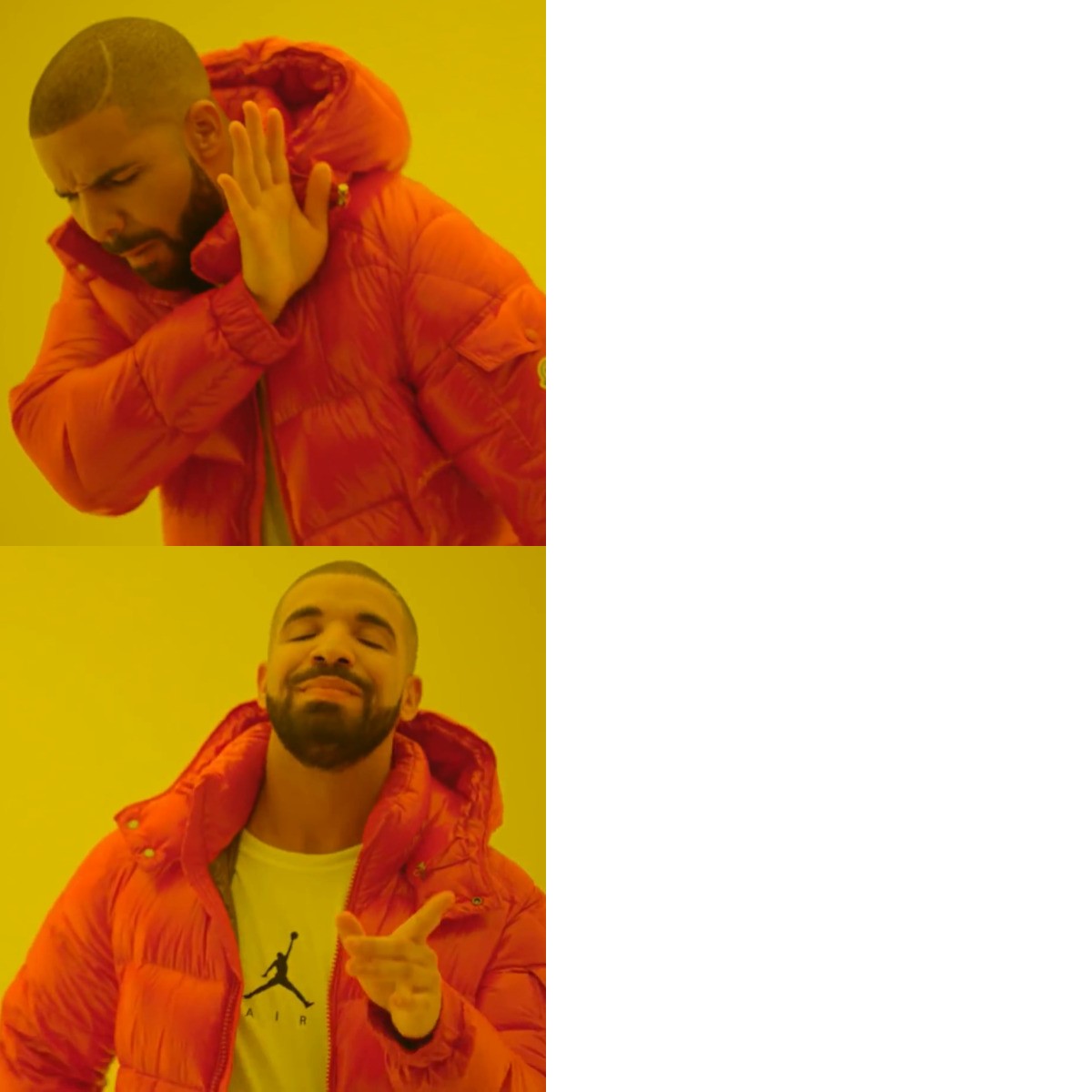 Drake Hotline Bling meme about WMP Eyewear