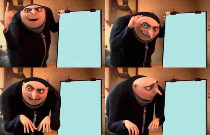 Gru's Plan meme about WMP Eyewear