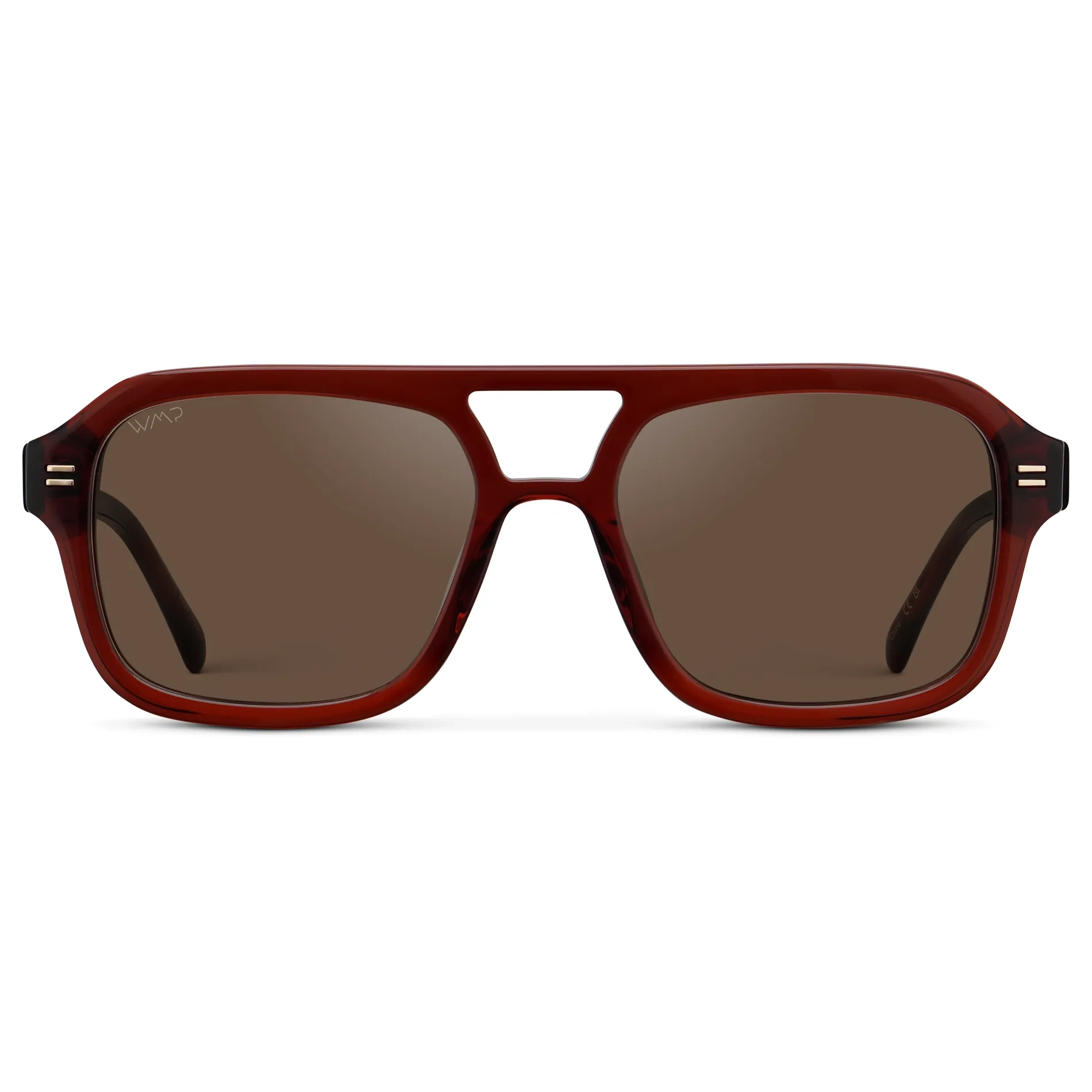 Sydney | Polarized - Red Garnet / Brown Lens